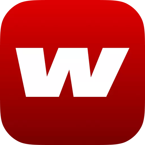 Letter W in eenvoudig ontwerp